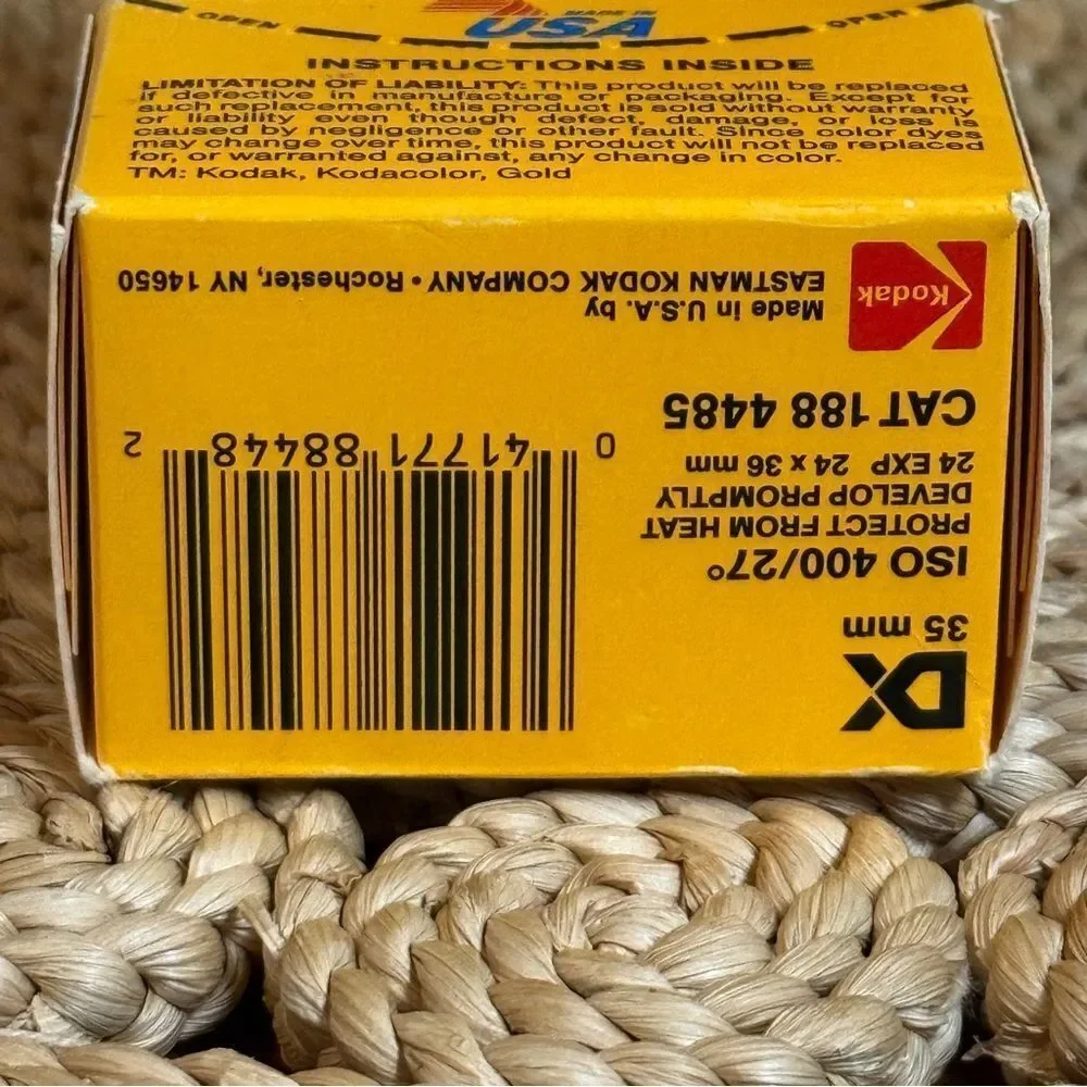 NIB Kodak Gold 400 Color Print Film 35mm